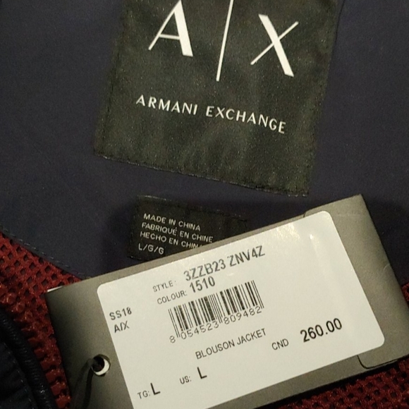 Armani Exchange Jacket...Size Large - Picture 2 of 2